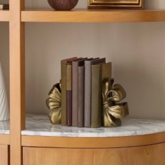 Studio McGee Gold Ribbon Bookends - Picture 2 of 9
